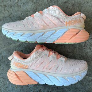 HOKA One One Gaviota 3 Silver Peony /Cantaloupe Running Shoes Women’s